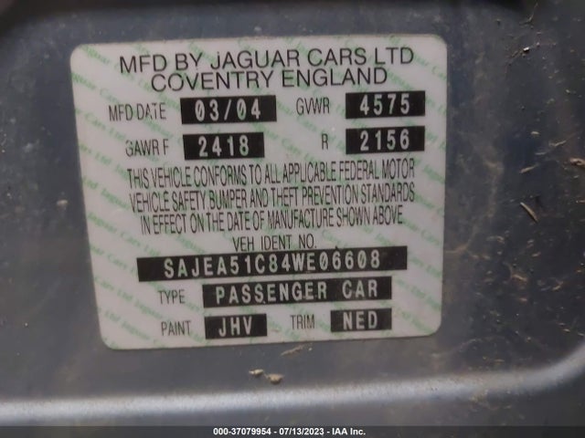 2004 JAGUAR X-TYPE SAJEA51C84WE06608 Photo 8