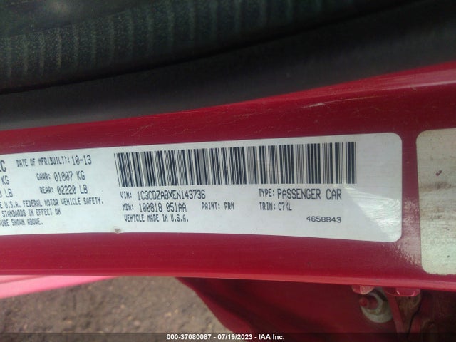 Dodge AVENGER SE 2014 1C3CDZABXEN143736 Image 9