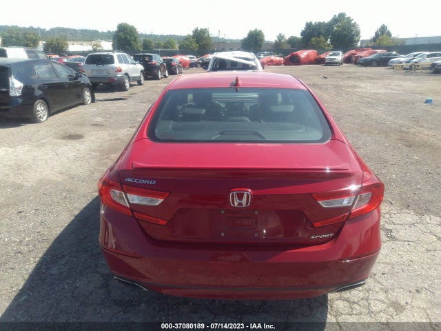 2018 HONDA ACCORD SEDAN SPORT 1.5T VIN: 1HGCV1F3XJA110301