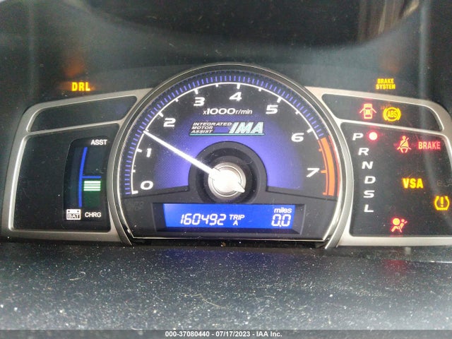 2009 HONDA CIVIC HYBRID VIN: JHMFA36249S007616