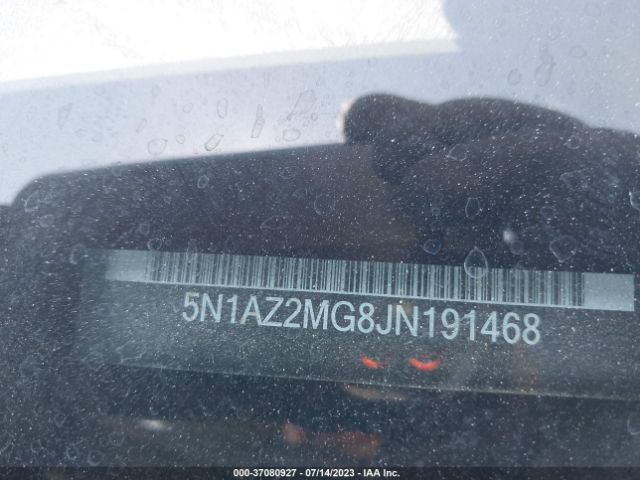 5N1AZ2MG8JN191468 Nissan MURANO SV
