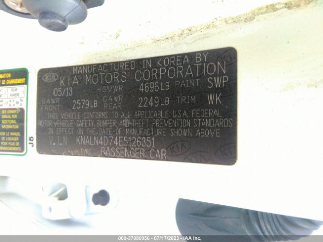 KNALN4D74E5126351 KIA Cadenza Premium