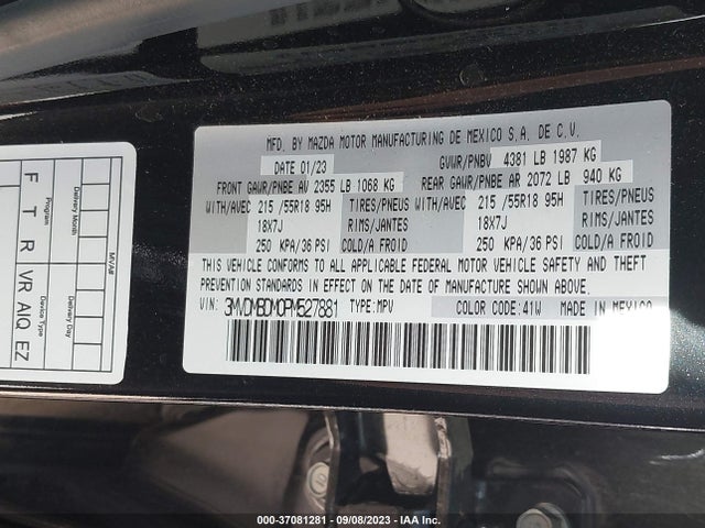 Mazda Cx-30 2.5 S Premium Package 2023 3MVDMBDM0PM527881 Image 9