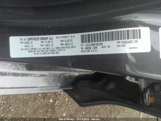 1C3CCCAB8FN552349 Chrysler 200 Limited