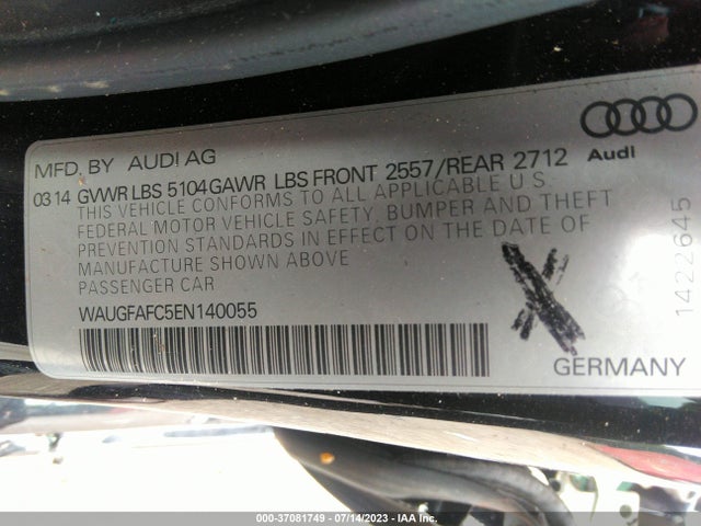 WAUGFAFC5EN140055 Audi A6 2.0t Premium Plus