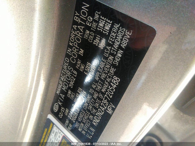 KIA Soul Base 2015 KNDJN2A23F7205488 Image 10