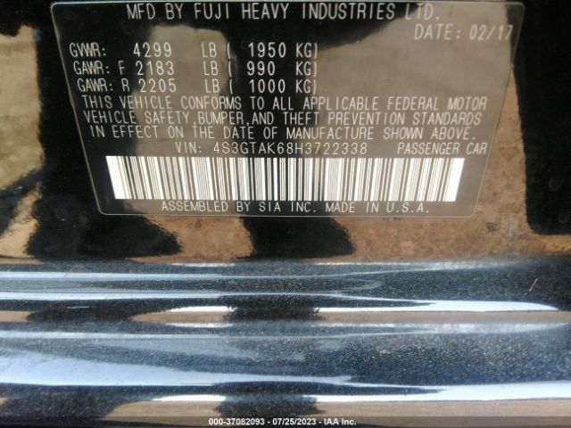 4S3GTAK68H3722338 Subaru Impreza Sport