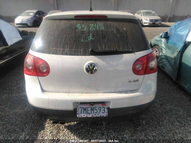 2009 VOLKSWAGEN RABBIT S VIN: WVWDA71K99W040904
