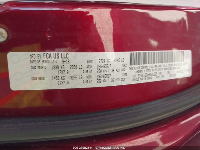 2C4RC1BG4HR591269 Chrysler Pacifica Touring-l