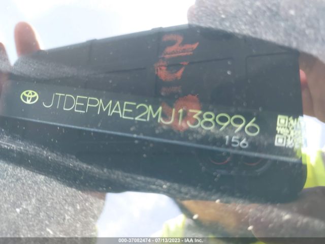 JTDEPMAE2MJ138996 Toyota COROLLA LE