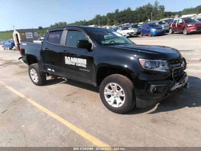 2021 CHEVROLET COLORADO 4WD LT VIN: 1GCGTCEN9M1131889