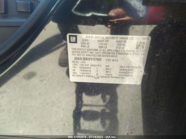 2GKALSEK5F6157965 GMC Terrain Slt