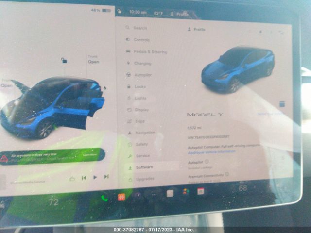7SAYGDEE0PA102887 Tesla Model Y Long Range