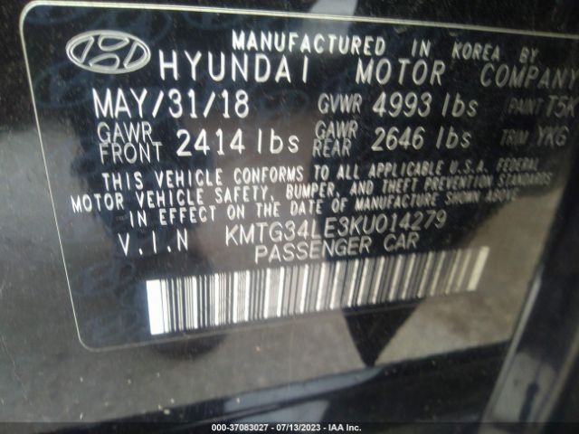 KMTG34LE3KU014279 Genesis G70 3.3t Advanced