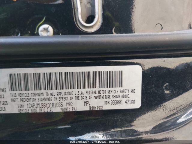 1C4PJMLB6KD181665 Jeep Cherokee Latitude Plus
