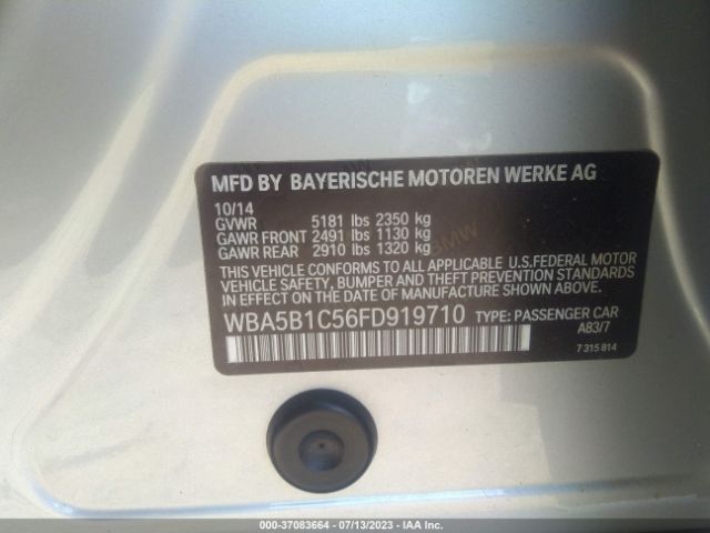 WBA5B1C56FD919710 BMW 5 Series 535i