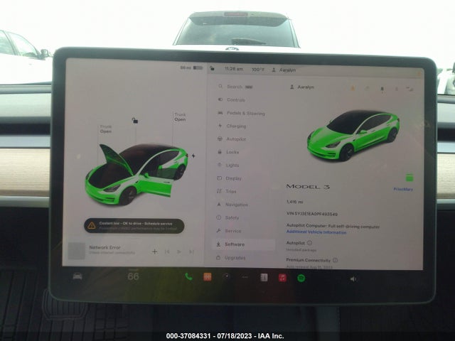 2023 Tesla 3, VIN: 5YJ3E1EA0PF493549