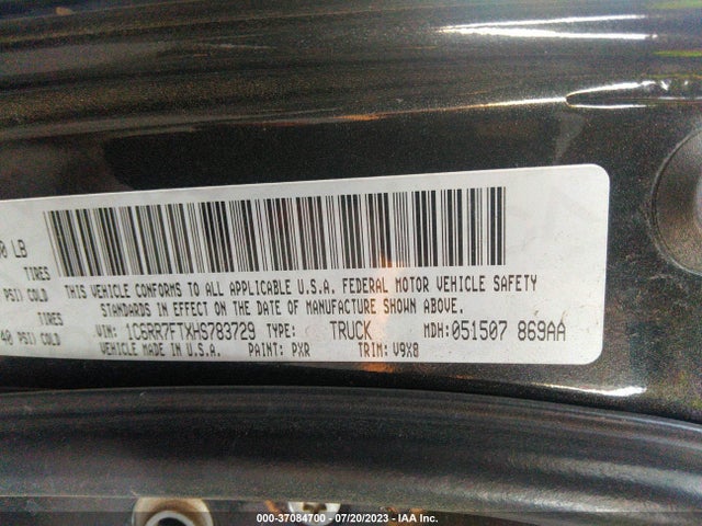 1C6RR7FTXHS783729 RAM 1500 Tradesman