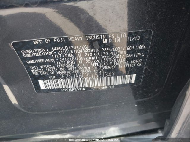 JF2SJAHC3EH531343 Subaru Forester 2.5i Limited