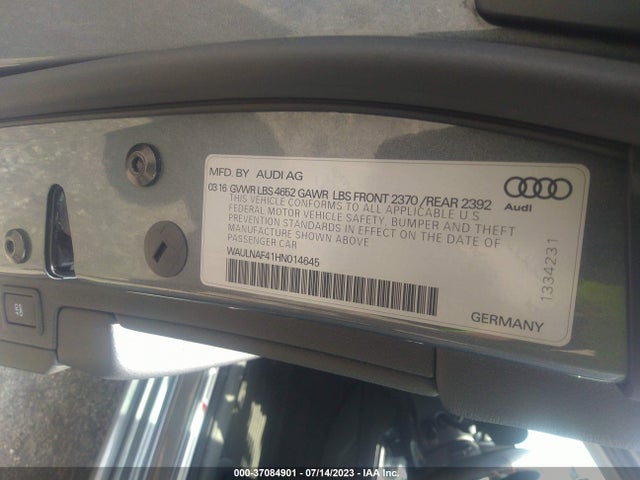 WAULNAF41HN014645 Audi A4 Premium Plus