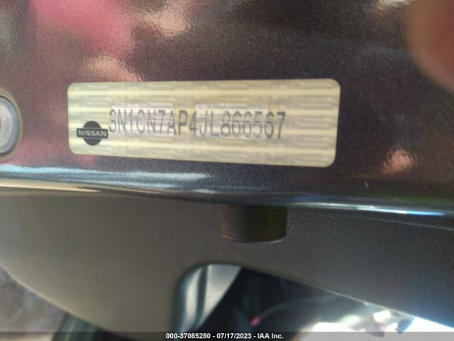 3N1CN7AP4JL866567 Nissan Versa Sedan Sv