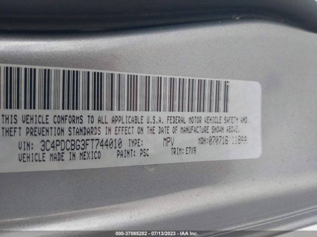 3C4PDCBG3FT744010 Dodge Journey Sxt