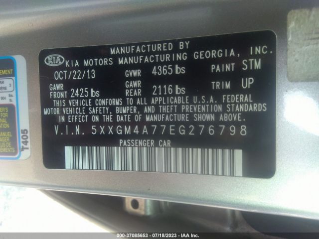 5XXGM4A77EG276798 KIA Optima Lx