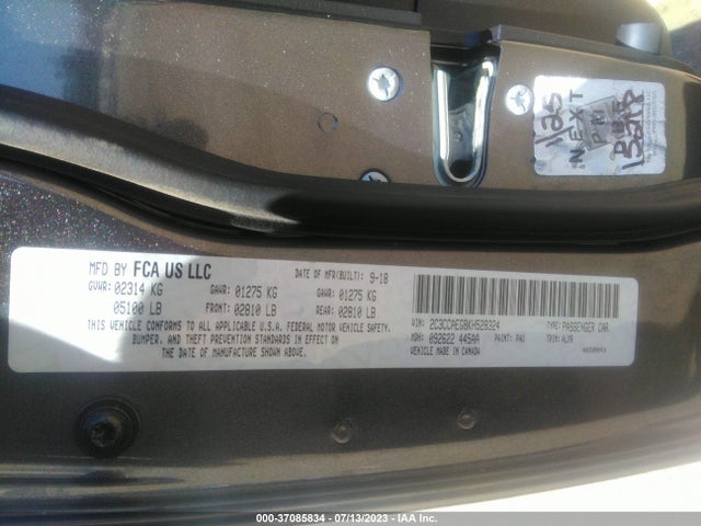 2C3CCAEG8KH528324 Chrysler 300 Limited