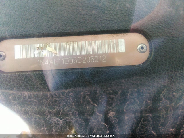 2006 NISSAN ALTIMA 2.5 S VIN: 1N4AL11D06C205012
