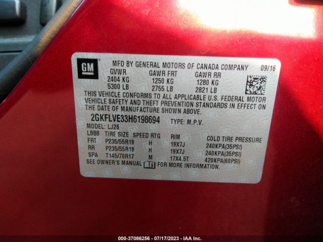 2GKFLVE33H6198694 GMC Terrain Denali
