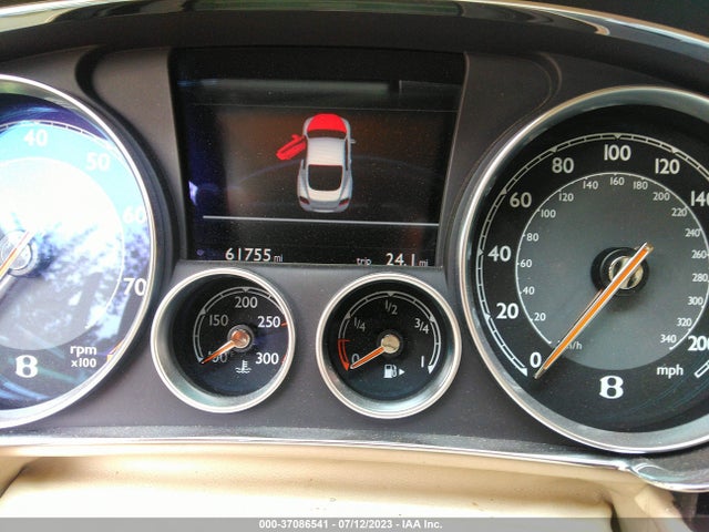 2012 Bentley Continental Gt მანქანა იყიდება აუქციონზე, vin: SCBFR7ZAXCC071524, აუქციონის ნომერი: 37086541