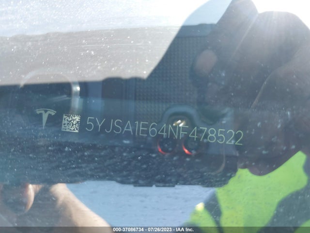 Tesla Model S Plaid 2022 5YJSA1E64NF478522 Image 16