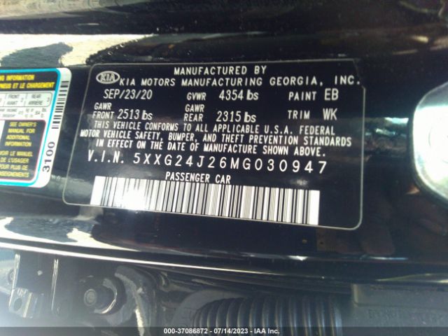 5XXG24J26MG030947 KIA K5 LX