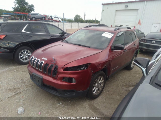 2016 JEEP CHEROKEE SPORT VIN: 1C4PJLAB1GW230294
