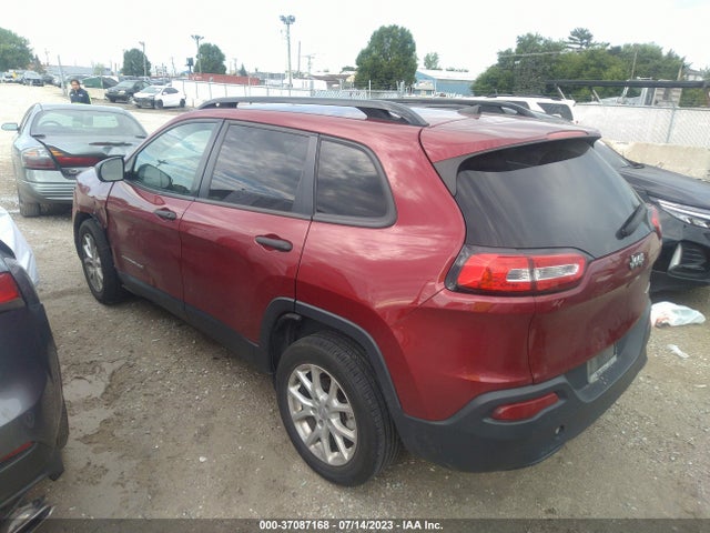 2016 JEEP CHEROKEE SPORT VIN: 1C4PJLAB1GW230294
