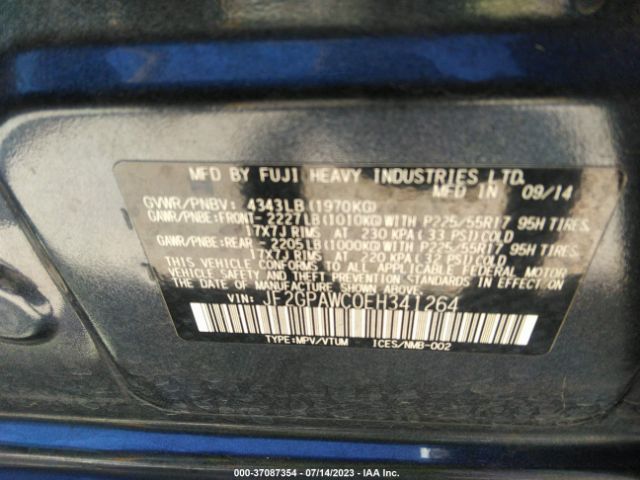 JF2GPAWC0EH341264 Subaru Xv Crosstrek Premium