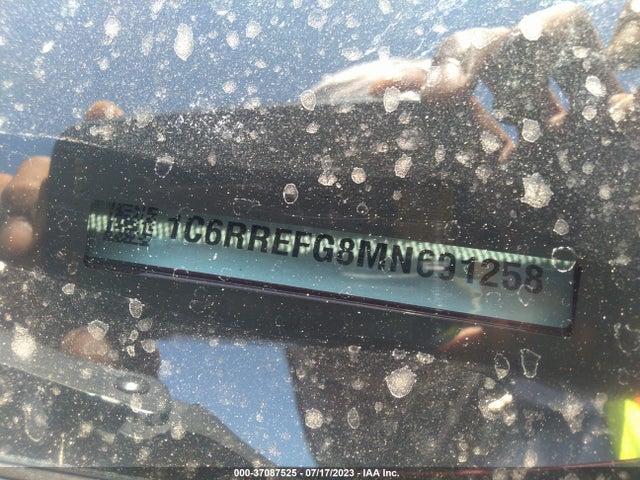 1C6RREFG8MN691258 RAM 1500 Big Horn