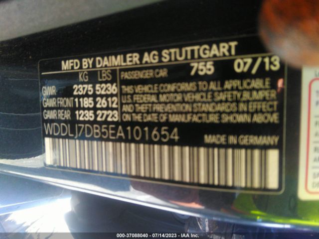 WDDLJ7DB5EA101654 Mercedes-Benz Cls-class Cls 550
