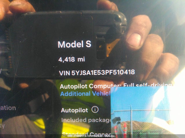 2023 Tesla Model S, VIN: 5YJSA1E53PF510418