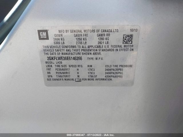 2GKFLWE36E6146266 GMC Terrain Sle