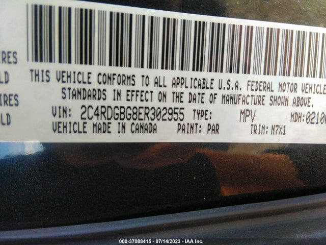 Dodge Grand Caravan Se 30th Anniversary 2014 2C4RDGBG8ER302955 Image 9