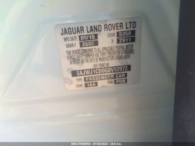 SAJWJ1CD0G8V92072 Jaguar Xj R-sport