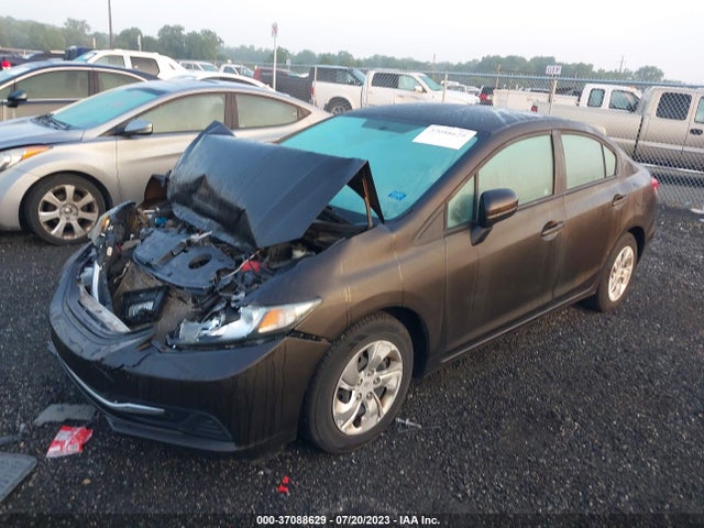 Honda Civic Sedan Lx 2014 2HGFB2F53EH523455 Image 2