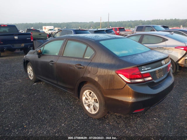 Honda Civic Sedan Lx 2014 2HGFB2F53EH523455 Image 3