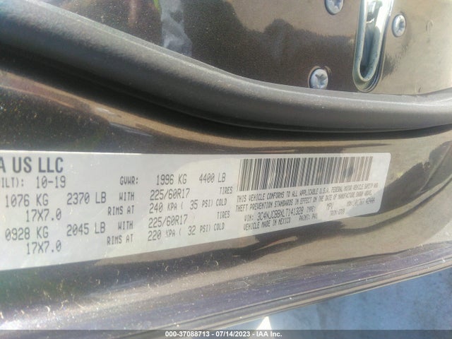 3C4NJCBBXLT141328 Jeep Compass Latitude