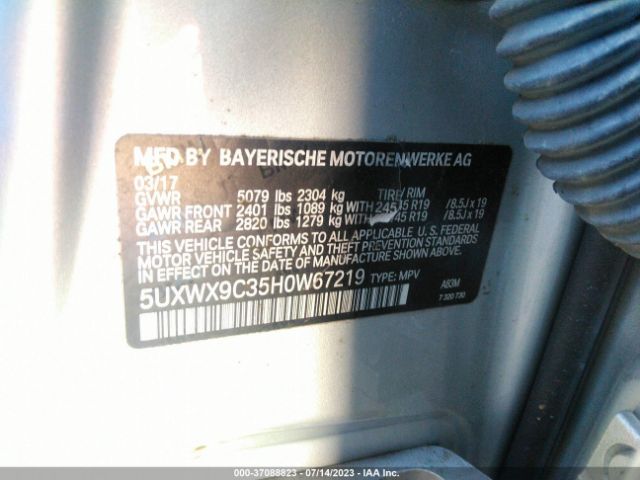 5UXWX9C35H0W67219 BMW X3 Xdrive28i