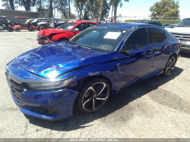 2022 HONDA ACCORD SEDAN SPORT VIN: 1HGCV1F31NA010853