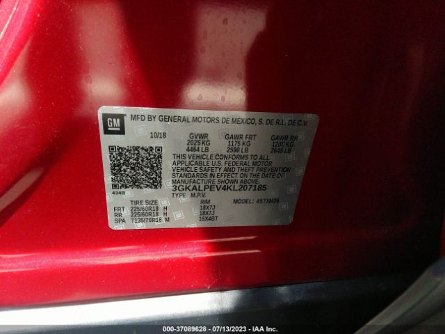3GKALPEV4KL207185 GMC Terrain Slt