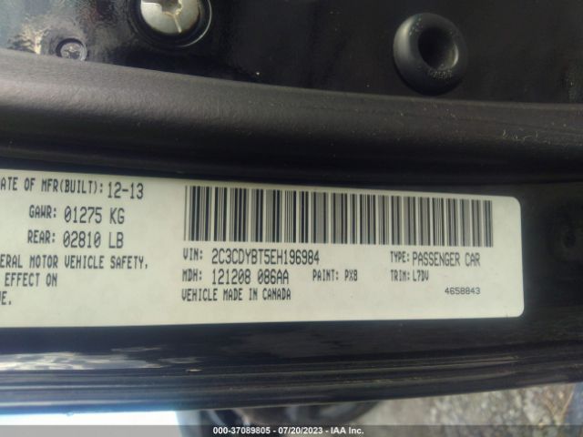 2C3CDYBT5EH196984 Dodge Challenger R/t