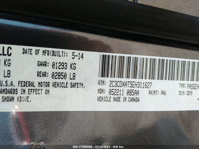 Dodge Charger Police 2014 2C3CDXAT5EH311627 Image 9